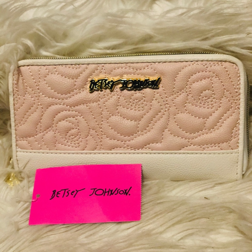 Brand New Rose Quilted Wallet